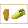 Krabbelschuhe Basis uni apfelgrün