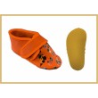 Krabbelschuhe Klett/Trucks orange