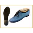 Glitter-Jazztanzschuh farbig kornblau