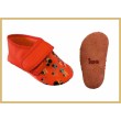 Krabbelschuhe Klett/Trucks orange