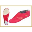 Kunstturnschuh/Jugend/Kids pink mit pinkfarbigem Streifen
