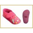 Krabbelschuhe Klett/Tiere cyclamen