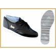 Rock´n Roll Schuh mit Querrille schwarz