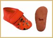 Krabbelschuhe Klett/Trucks orange