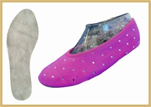 Kidschuh mit Glitzerpunkte pink